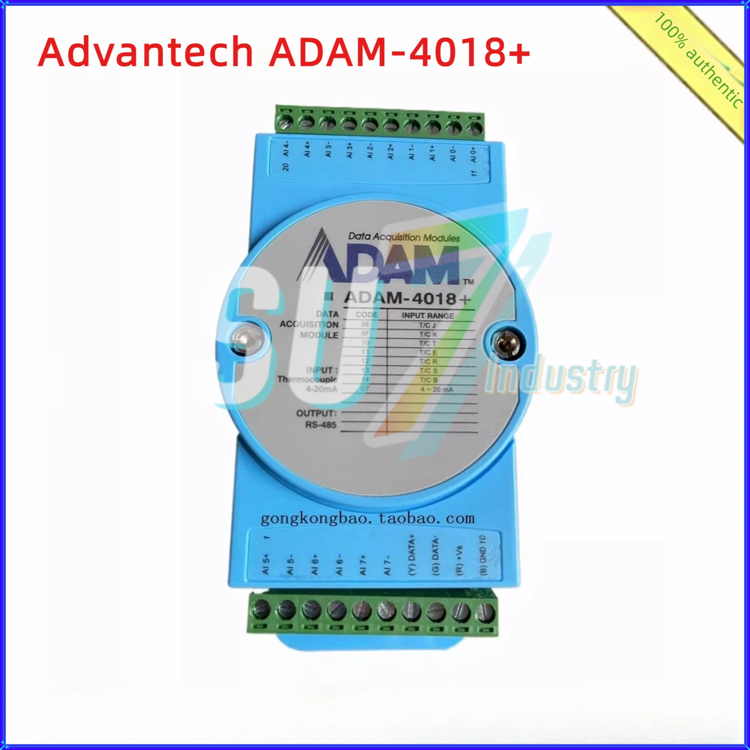 

ADAM-4018 + 8-way thermocouple input module Modbus ADAM-4018 + -F Brand new original stock in stock