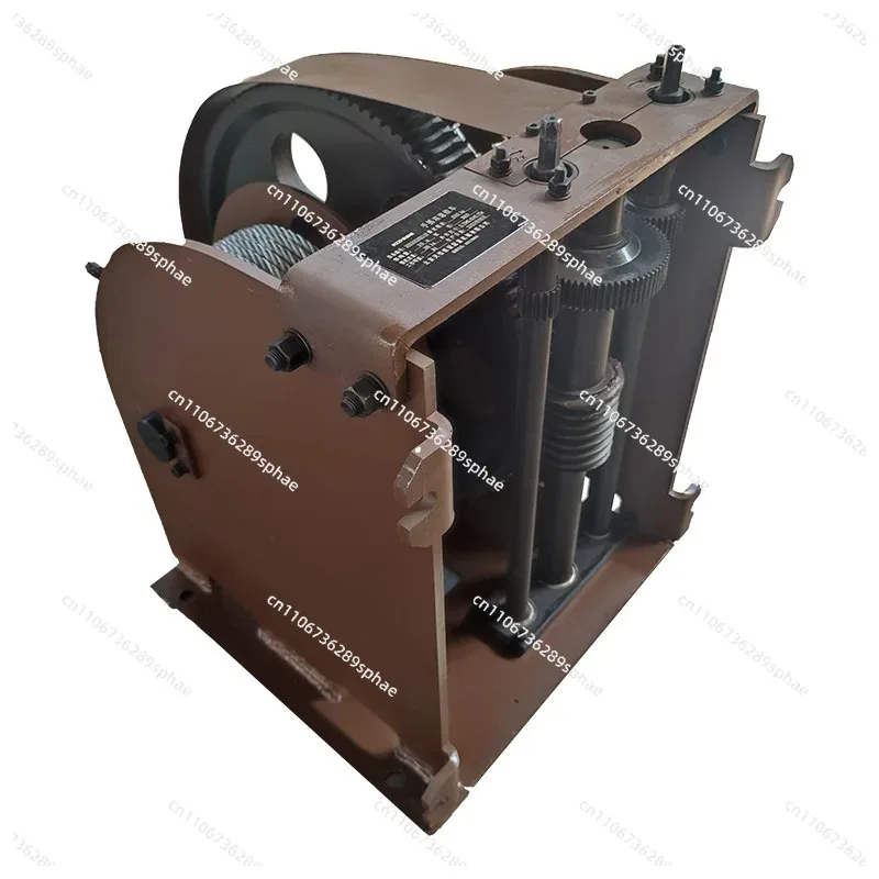 Manual Self-Locking Winch Heavy Duty 5T Hand Winch Hoisting Traction Positioning Brake Gear Portable Lifting Pulling Tool