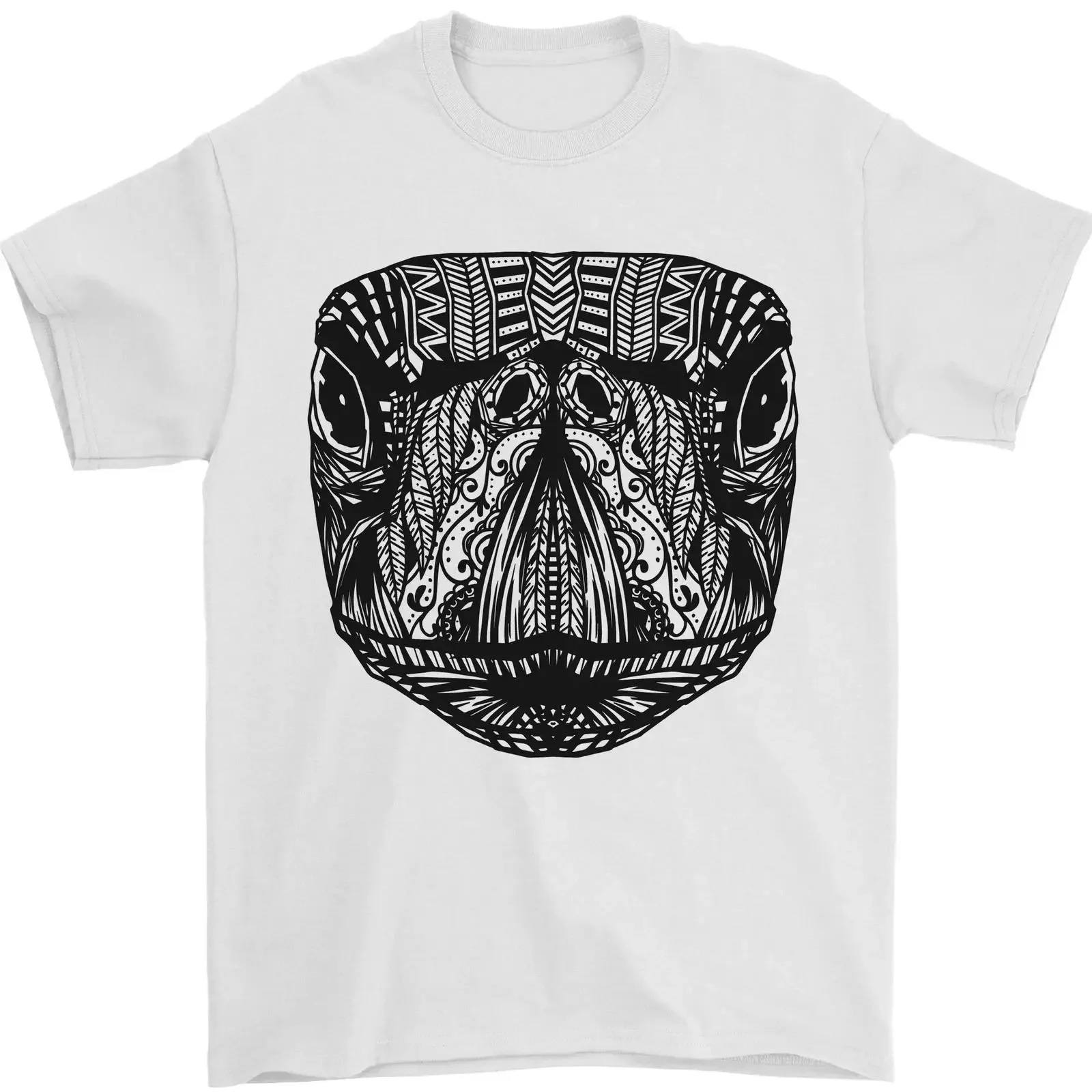 A Mandala Turtle Head Tribal Tortoise Herren T Shirt 100 Baumwolle vintage Washed Breathable designer clothes Unisex graphic