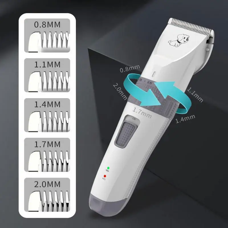 Pet Shaving Trimmer Electric Cordless Dog Clippers USB Charging Professional Pet Grooming Set Rechargeable Haircut Trimmer Set