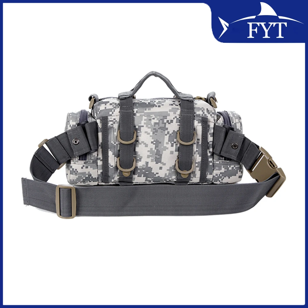 Fishing Bag Durable Lure Bag Outdoor Utility Fanny Pack Sports Cycling Camping Army Molle Military Tactical Waist Bag