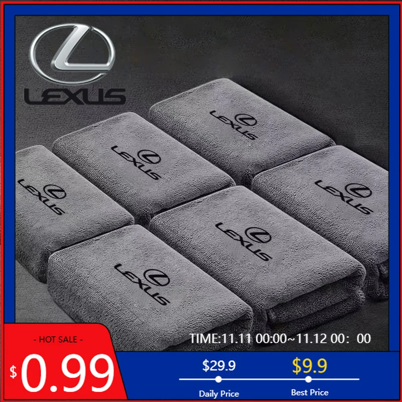 

Car Sticker Car Cleaning Towel Car Drying Towel Washing Tool For Lexus F SPORT ES RX NX LS UX LM LX GX LC RZ IS CT GS RC HS SC T