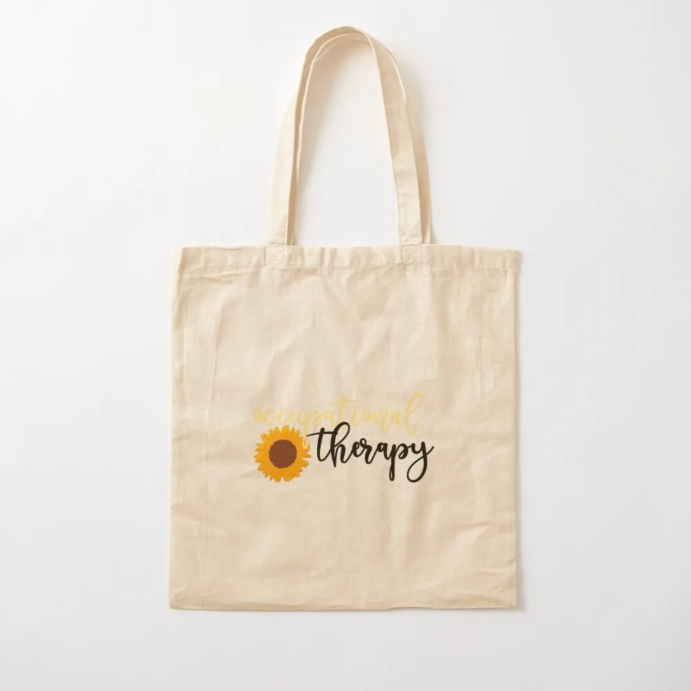 Occupational Therapy Sunflower Tote Bag cute tote bag bag for beach women