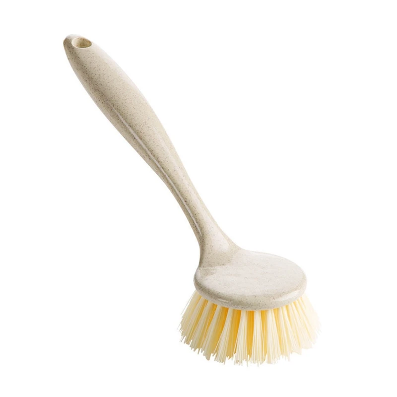 Kitchen Cleaning Brush Long Handle Pan Pot Brush Multifunctional Plate Bowl Dish Washing Brushes Stain Removal Household M68E