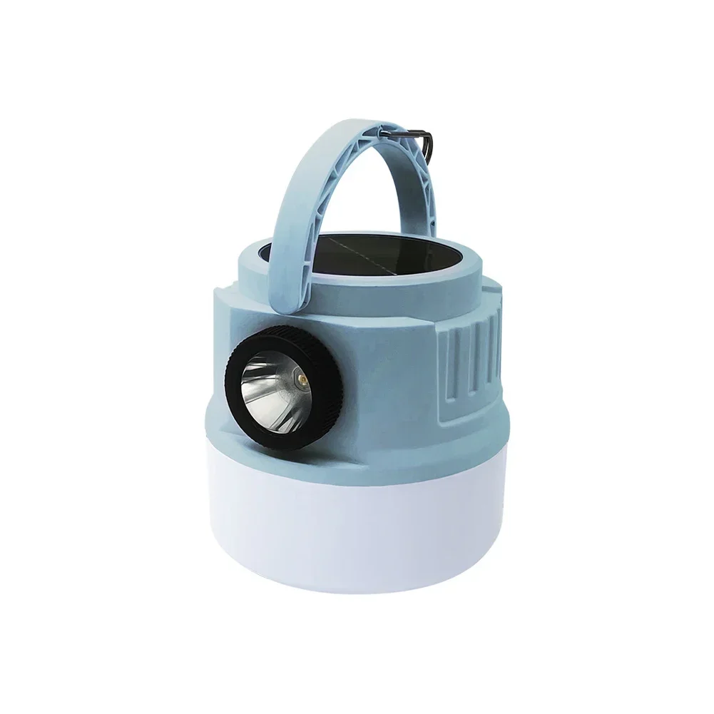 Type-C Zonne-Energie Opladen Nood Powerbank Afstotend Licht Outdoor Multi-Functionele Draagbare Camping Licht Met Power Display