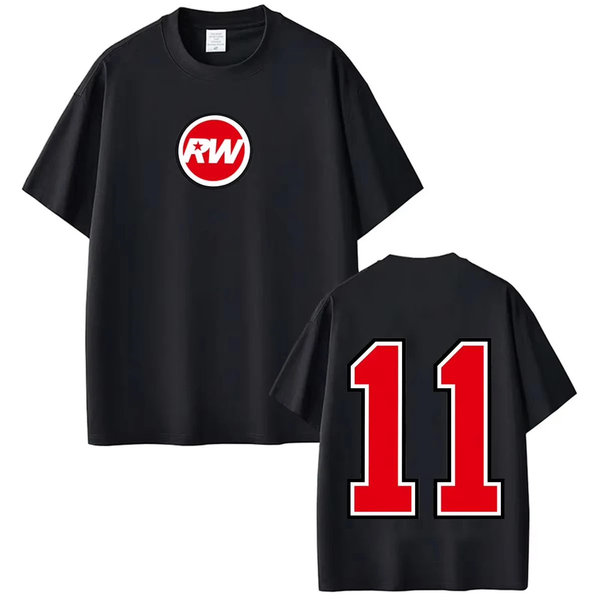 Summer Hot Sale Robbie Williams RW 11 Logo Tour 2026 Graphic T Shirts Y2K Men Women Fashion Oversized Harajuku Cotton T-shirt