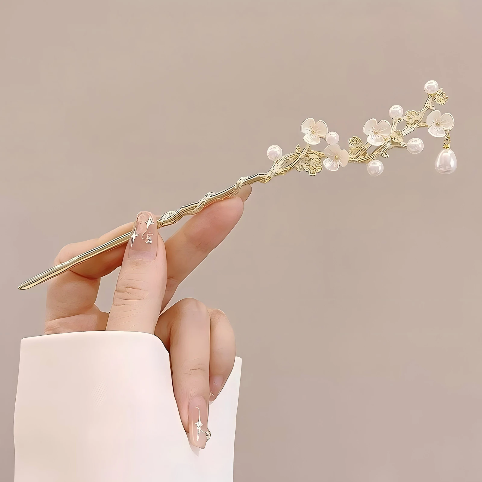1/6 stücke Elegante Chinesische Stil Quaste Haar Stick Traditionelle Blumen Design Frisur Zubehör Frauen Schmuck Haarnadel Haarnadel