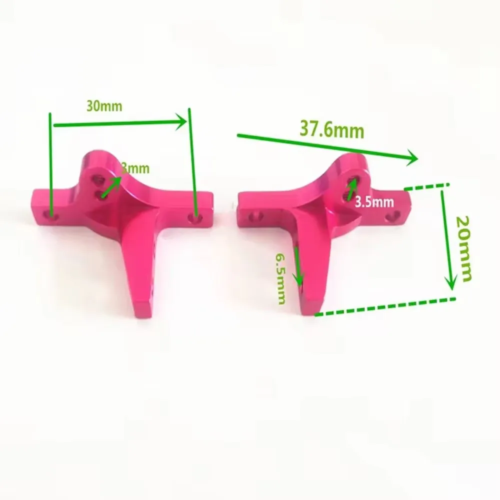 1pair 4WD Mini Racing Car Sakura XI/XIS DGS Upgrades Part Metal Wave Box Upper Cover Pink Frame Accessaries