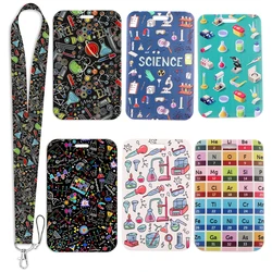 Chemistry Credential Holder Science Lanyards for Key Neck Strap For Card Badge Gym Keychain Keyring Accessories Student Gifts