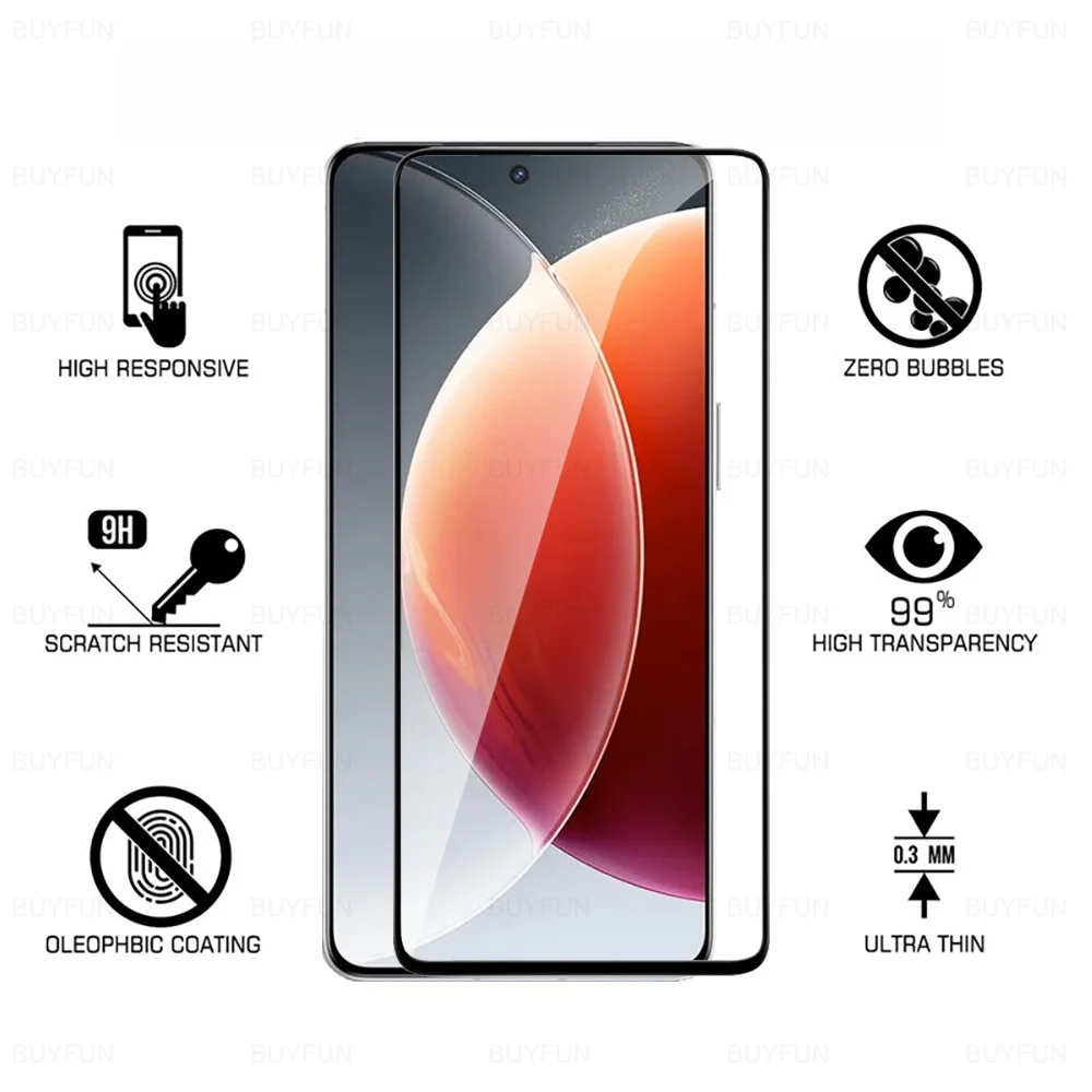 6 in 1 Glass For Tecno Camon 30 Premier Full Cover Screen Protector Camon30 Pro 5G 30Pro TecnoCamon30 4G Tempered Glas Lens Film