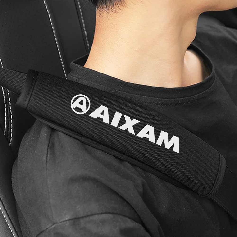 For Aixam Minauto Mega EAixam 400 Gto Crossline Evo City Coupe Gti Crossover Scouty Car Seat Belt Protector Pad Auto Accessories