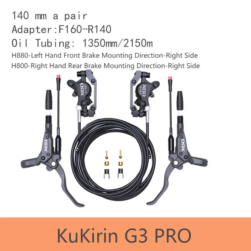 XOD H800/H880 Electric Scooter Hydraulic Disc Brake for KUKirin G2 Master G2 MAX G2 PRO2025 Electric Scooter Hydraulic oil Brak image 3
