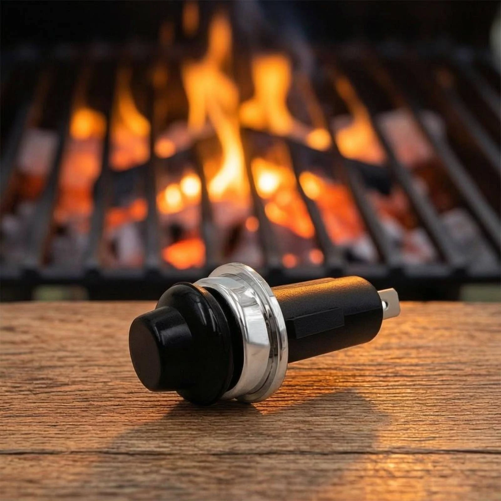 BBQ Igniter Replacement Metal Terminals Gas Grill Switch Ignition Generator Generator Black Outdoor Cooking Part Cylindrical view 6