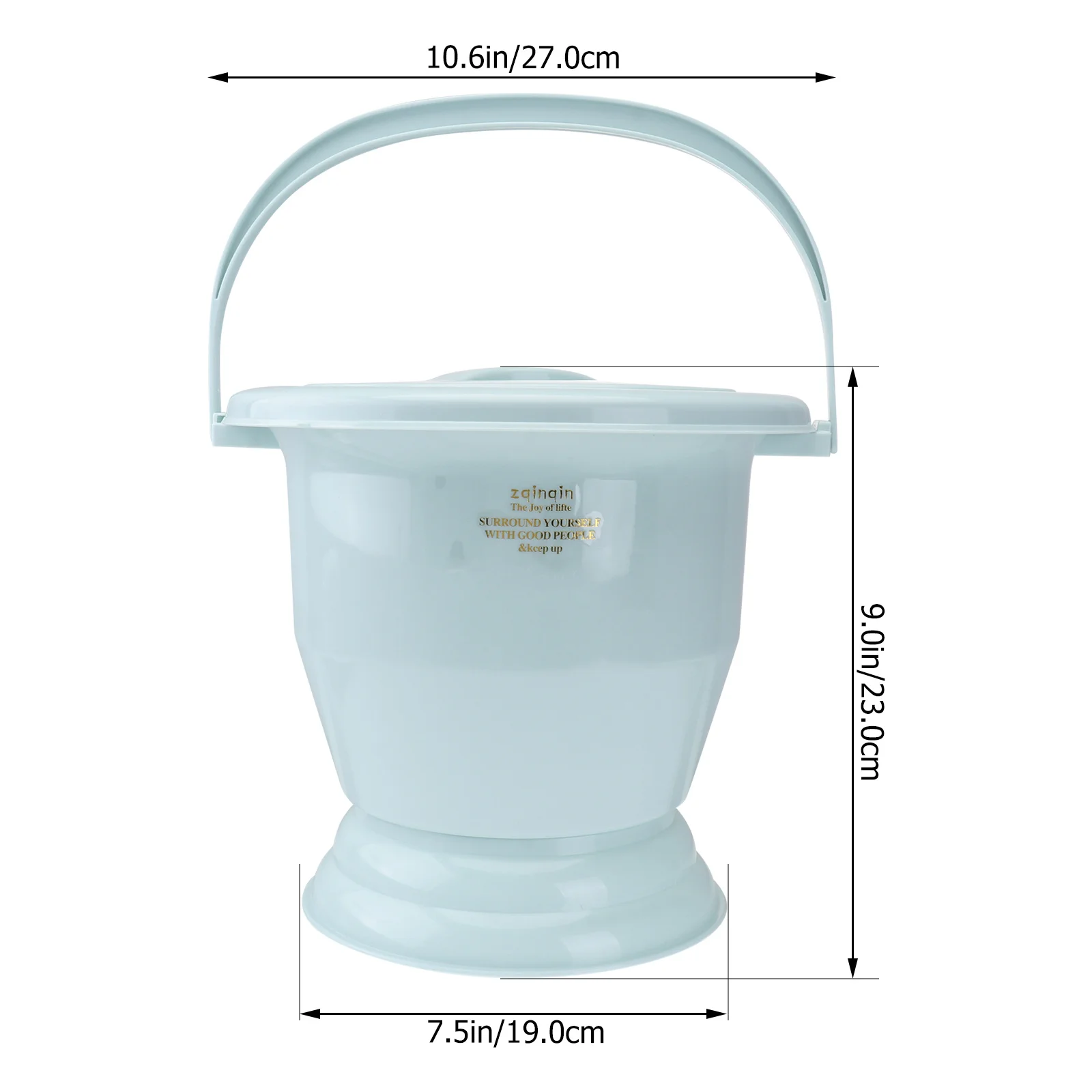 يده قعادة سميكة Pp البلاستيك المحمولة Bedpan لكبار السن الكبار الأطفال ليلة استخدام مبولة منزلية مع قفل غطاء الغرفة #3