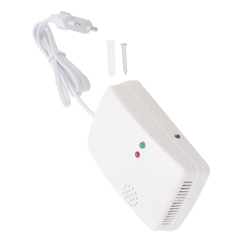 

Подарок для нее: Детектор утечки газа, сигнализатор утечки горючих газов (пропан, бутан, метан) для домашней безопасности, EU-стандарт