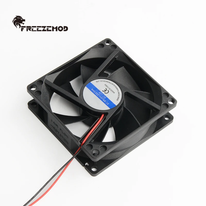 Freezemod High Air Volume 8cm PC Case Fan 12V Voltage 80mm Cooling Fan 2000/4000RPM High Speed Double Ball