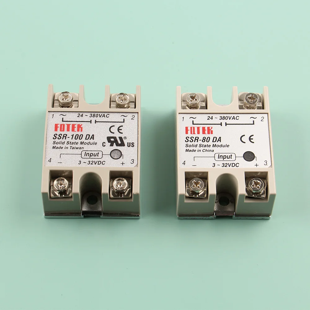 Solid State Relay Module SSR 10A 25A 40A 60A 80A 100A Terminal Control SSR-25DA SSR-40DA SSR-40AA SSR-60DA SSR-60AA  SSR-80DA