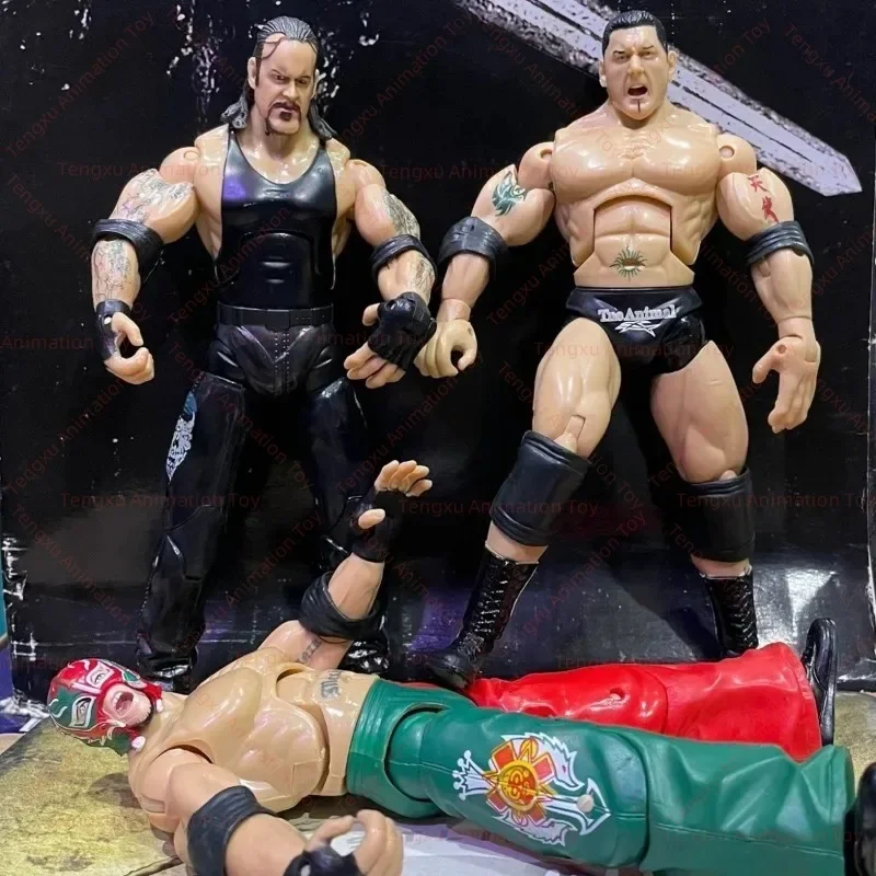 متوفر في المخزون لعبة مصارع محترف جون سينا باتيستا ثلاثية H The Boogeyman هدية لعبة مفصلية #2