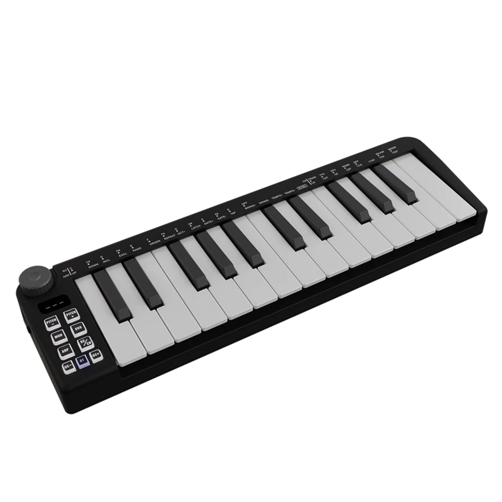 

25 Key USB MIDI Keyboard Controller With Smart Chord Scale Modes Arpeggiator Mini Portable Keyboard MIDI Controller dropshipping