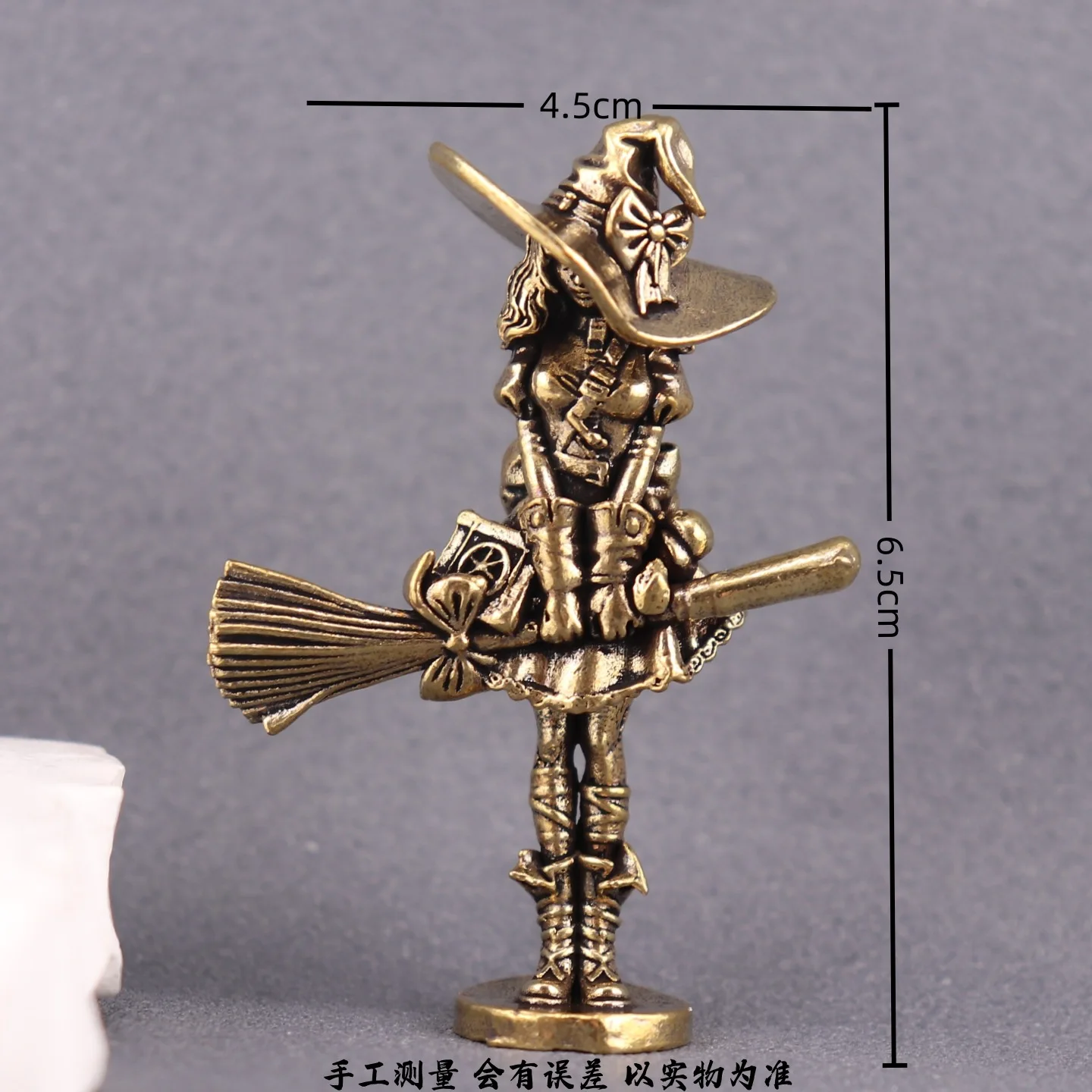 Wizard Figure Home Decor Broom Loli Ornament Craft Home Living Room Foyer Decoration