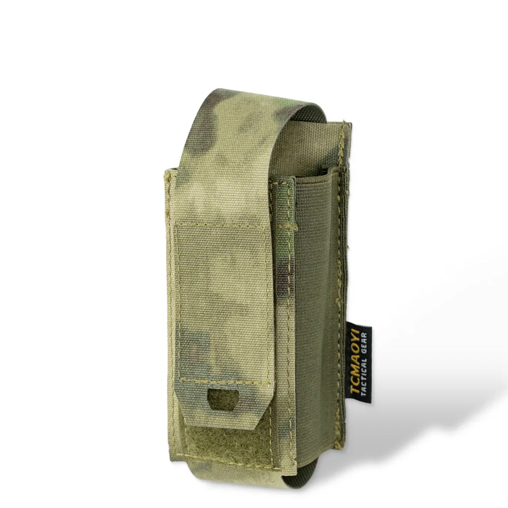 Single 556 Magazine Pouch Flip‑Open Tactical Mag Pouch Quick Draw Multi‑Purpose Tool Pouch Waist Belt MOLLE Accessory Pouch