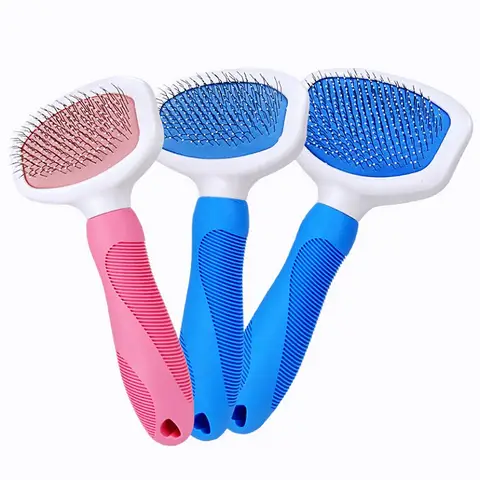 Dog Brush Massage Dogs Comb Pet Hair Remover Dog Grooming Brush No Hurt Combs for Cat Hair Knot Cleaning Brushes Pet Accessories