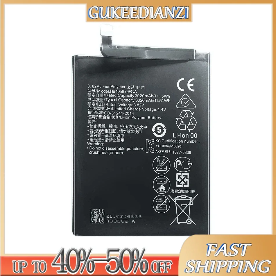 Battery HB405979ECW For Huawei Honor 6A 7A Pro 7S 8A DUA-L22 DUA-LX2 Smart DIG-L01 DIG-L21 DIG-L21HN + Tools