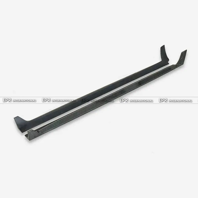 For Tesla Model 3 RZ Type Side Skirt Extension Addon Bodykits Carbon Fiber