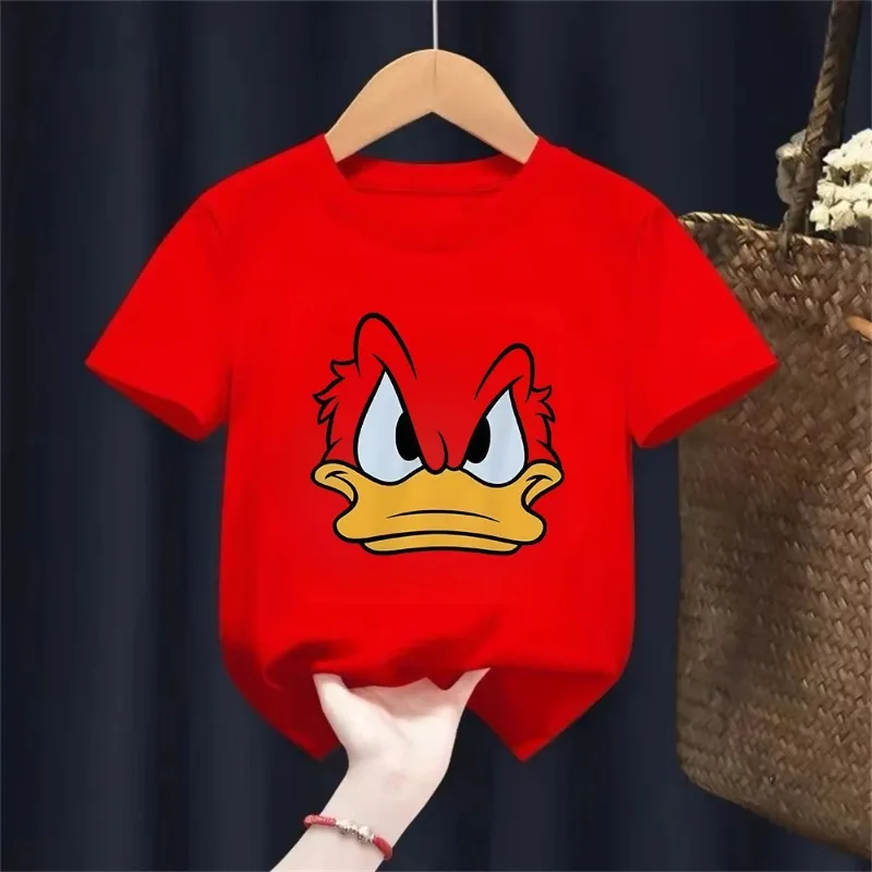 New Irritable Donald Duck Cartoon Printed Children's T-shirt