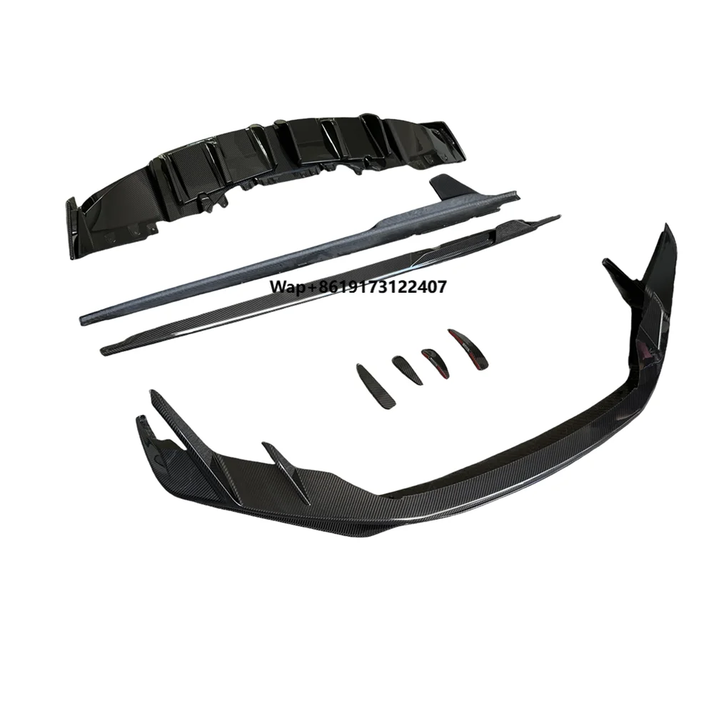 2023 New for  R8 Upgraded with Caspristo Style Full Set of Car Dry Carbon Fiber Body Kit