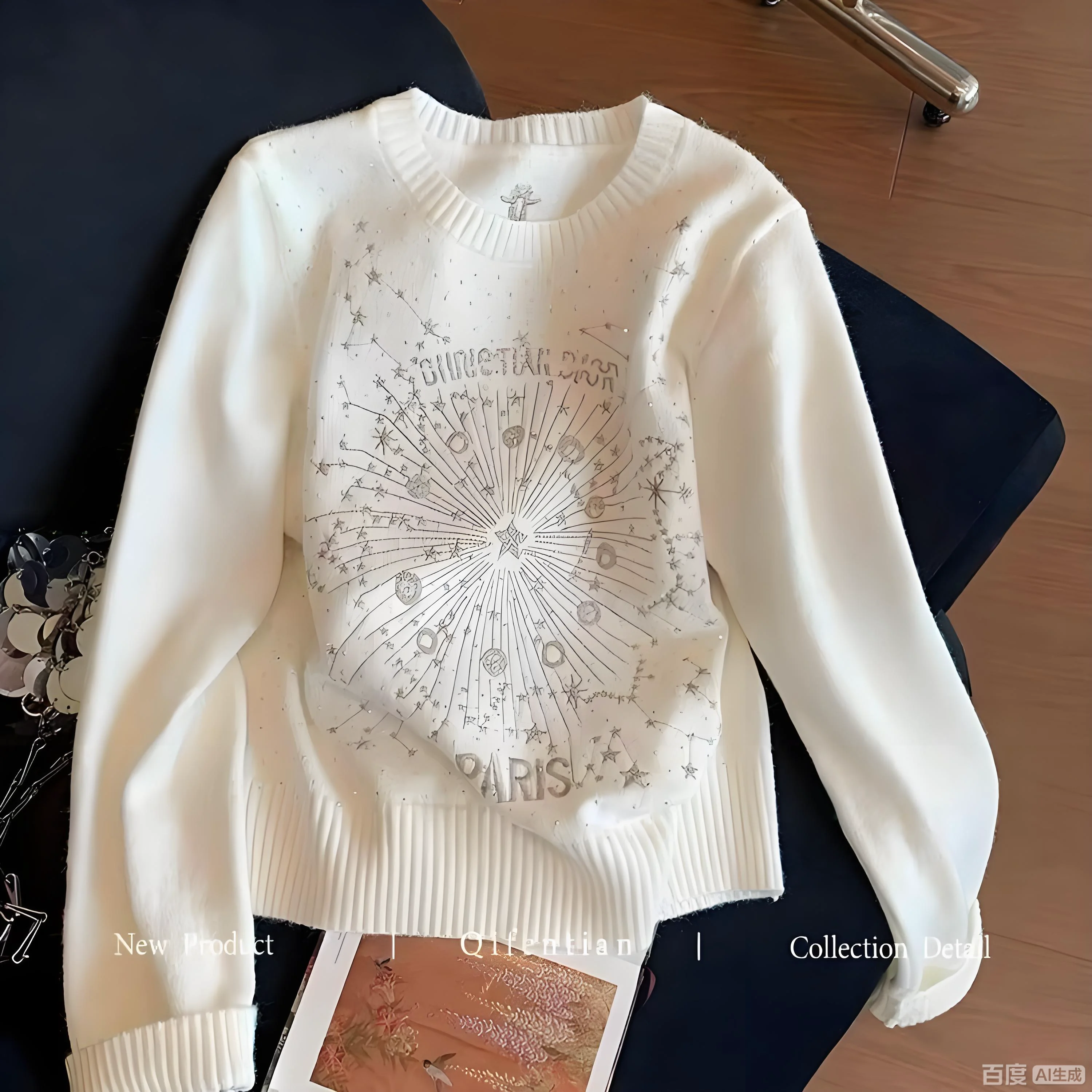 المرأة الصيف ستار التطريز تي شيرت لينة متماسكة فضفاضة تناسب بلوزات مستديرة العنق 2025 العصرية عادية أنيقة تنفس ارتداء اليومي