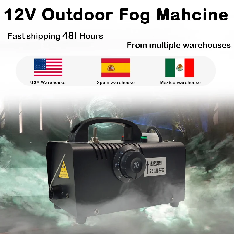 12V smoke machine low voltage car car sprayer outdoor photography portable smoke machine without battery