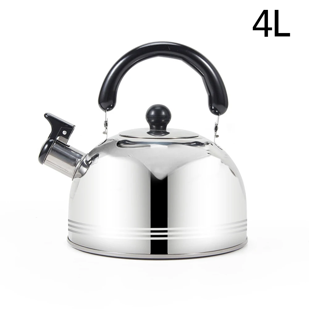 

Stainless Steel Tea Kettle | Whistling Tea Pot with Anti Scald Handle | Kitchen Supplies Water Boile