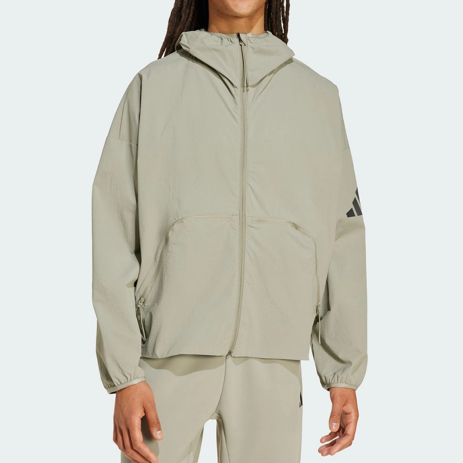 

Adidas Authentic MYSHELTER Men's Loose Hooded Casual Jacket JW3631