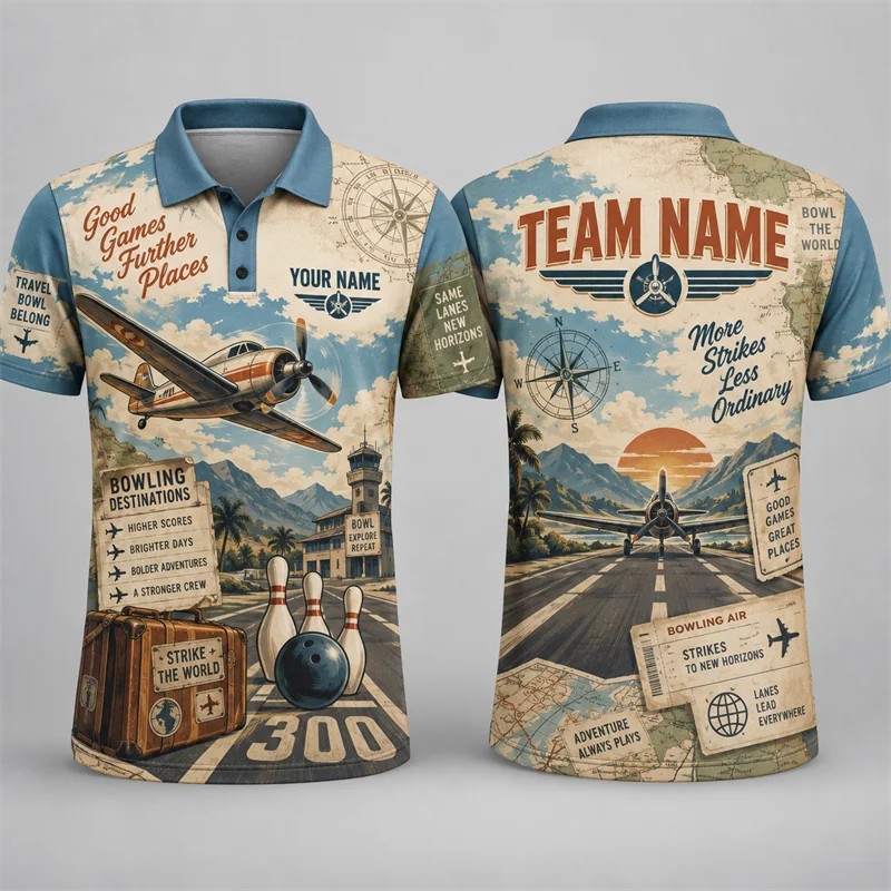 Personalized Bowling Polo Shir - đánh giá và giá Short Sleeve Bowling Shirt Retro