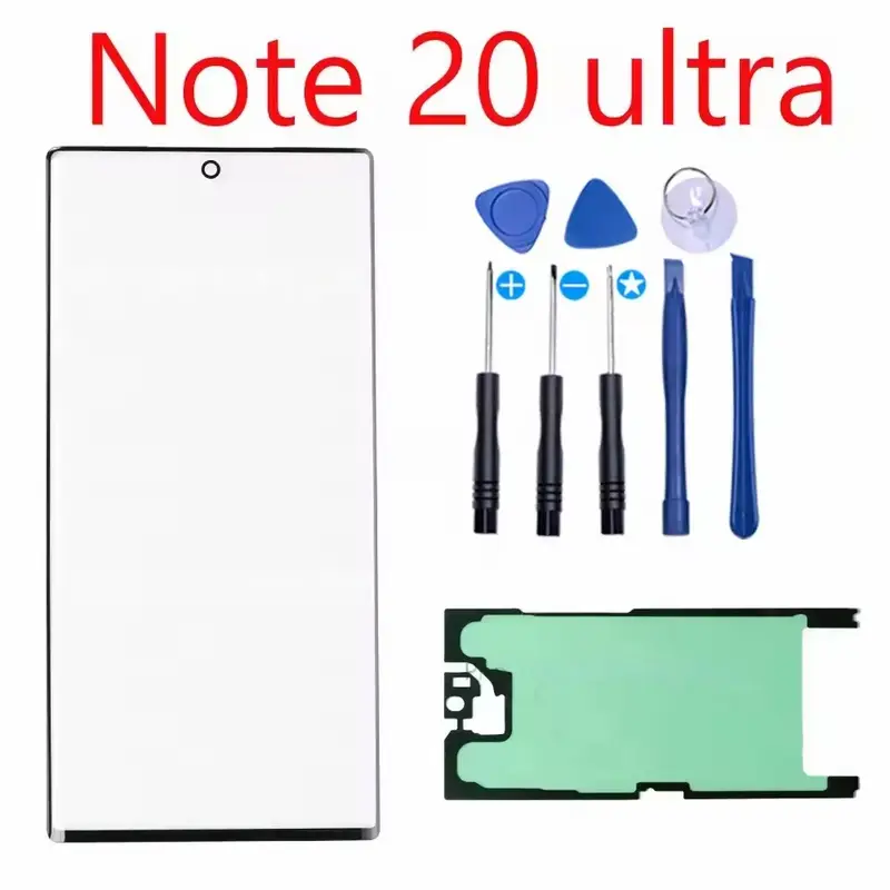 1Set New LCD Display Front Glass Outer External Touch Screen Lens Panel For Samsung Galaxy S8 S9 S10 Note 8 9 10 20 Plus Ultra - Image 12