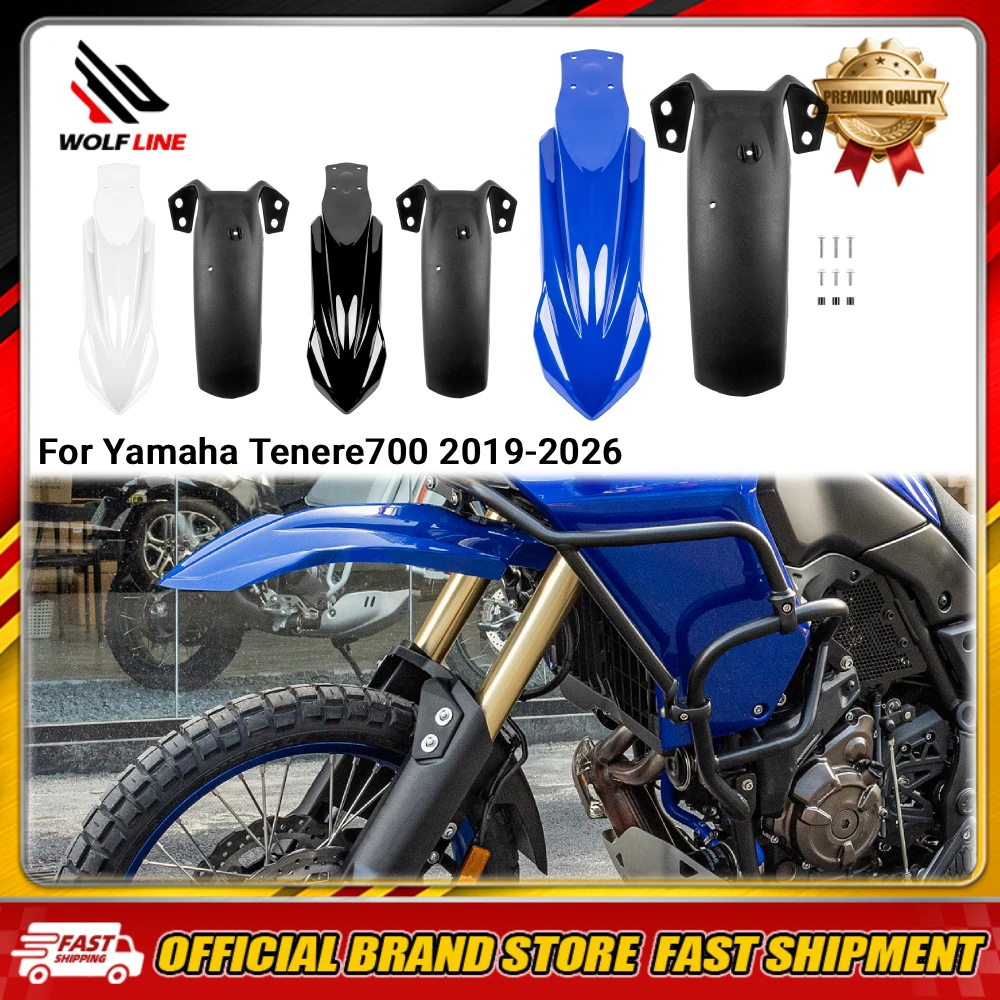WOLFLINE for Yamaha TENERE 700 Front Mudguard Wheel Fender Splash Guard for Yamaha TENERE700 2019-2026 Mud Guard Accessories