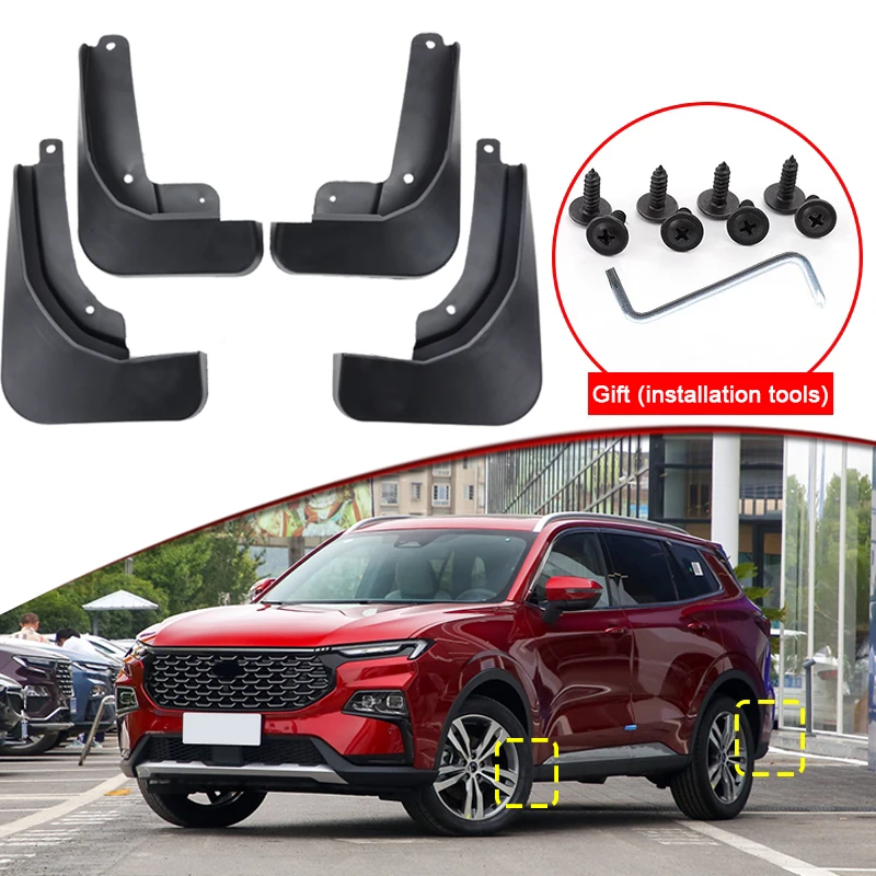 

Car Styling For Ford Territory 2023 2024 ABS Car Mud Flaps Splash Guard Mudguards MudFlaps Front Rear Fender Auto Accessories