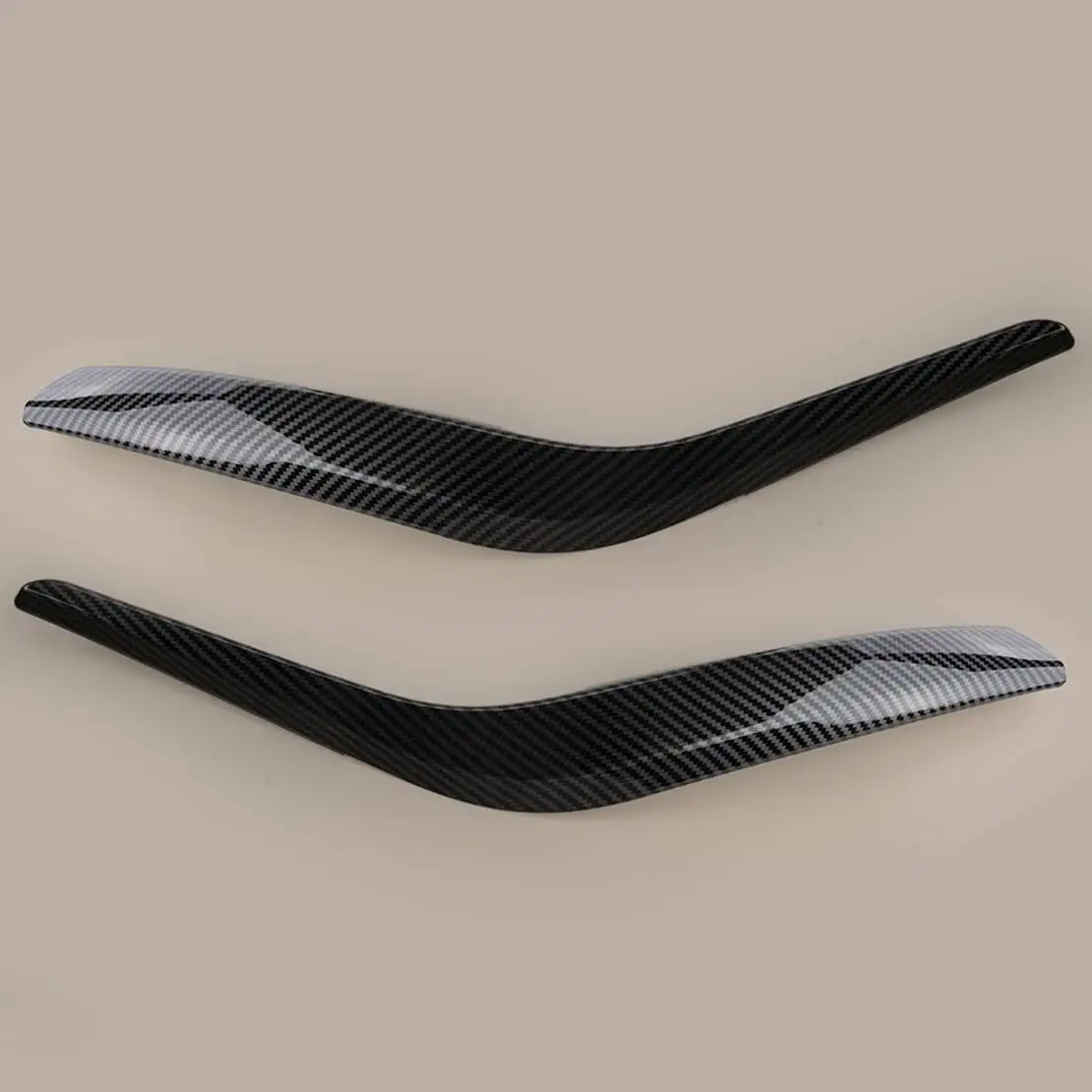 

51412991775 51412991776 1 Pair Left & Right Interior Door Handle Cover Fit For BMW X1 E84 2010-2015 Carbon Fiber Style Plastic