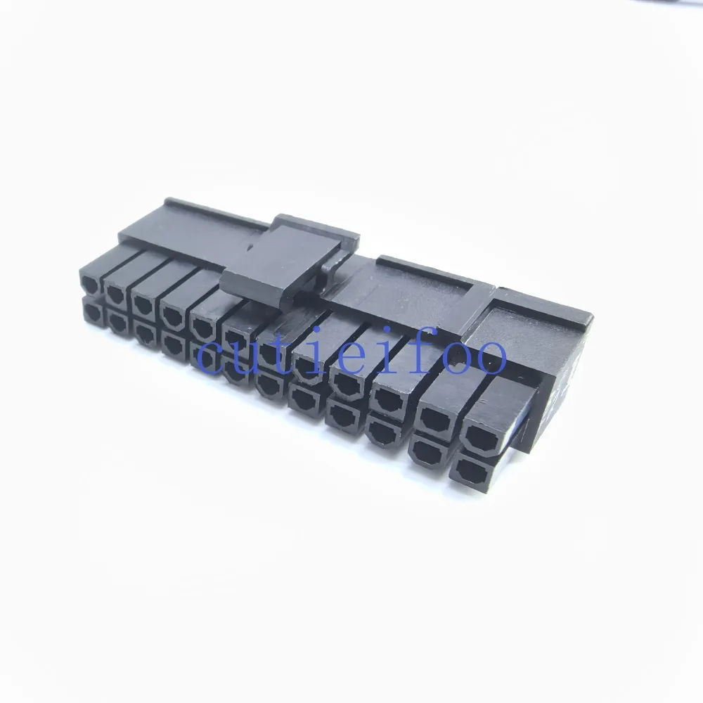 24Pin 20+4pin Connector Without Contact Pin for ATX Power