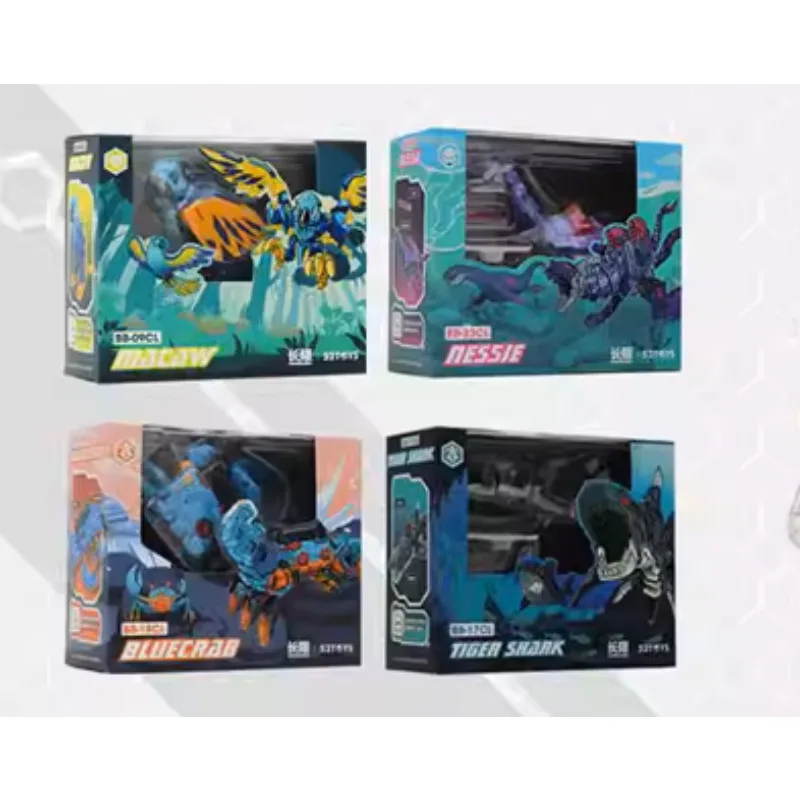 Brandneues Inventar 52TOYS Original BEASTBOX Animal Box Bird Clan BB-09 Echo Transformiertes Spielzeug Montagemodell Geschenk Ornament