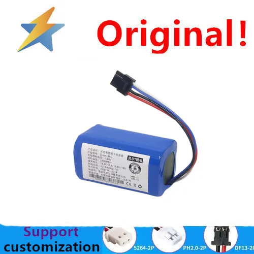 buy more will cheap AiA2A3 series sweeping machine Chihua robot lithium battery S608 Rover vacuum cleaner battery 14.8V 2800MAH