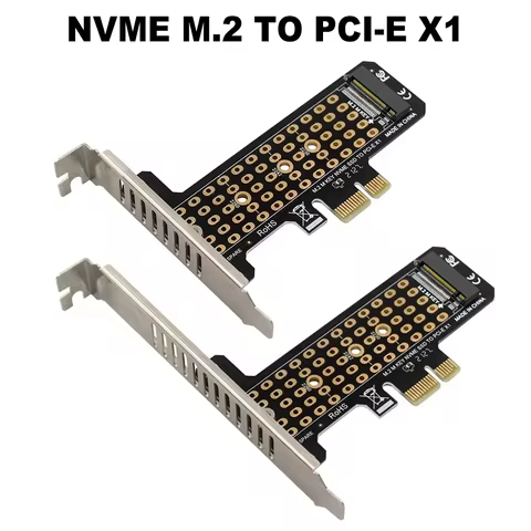M.2 NVME SSD to PCIe4.0 Adapter Card 32Gbps M-Key PCIe4.0 X1 X4 For Desktop PC PCI-E GEN4 Full Speed for SSD 2230/2242/2260/2280