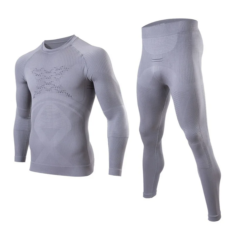 Vêtements de Ski professionnels à séchage rapide pour hommes et femmes, sous-vêtements de Ski avec fonctions de transpiration et antibactériennes à Compression