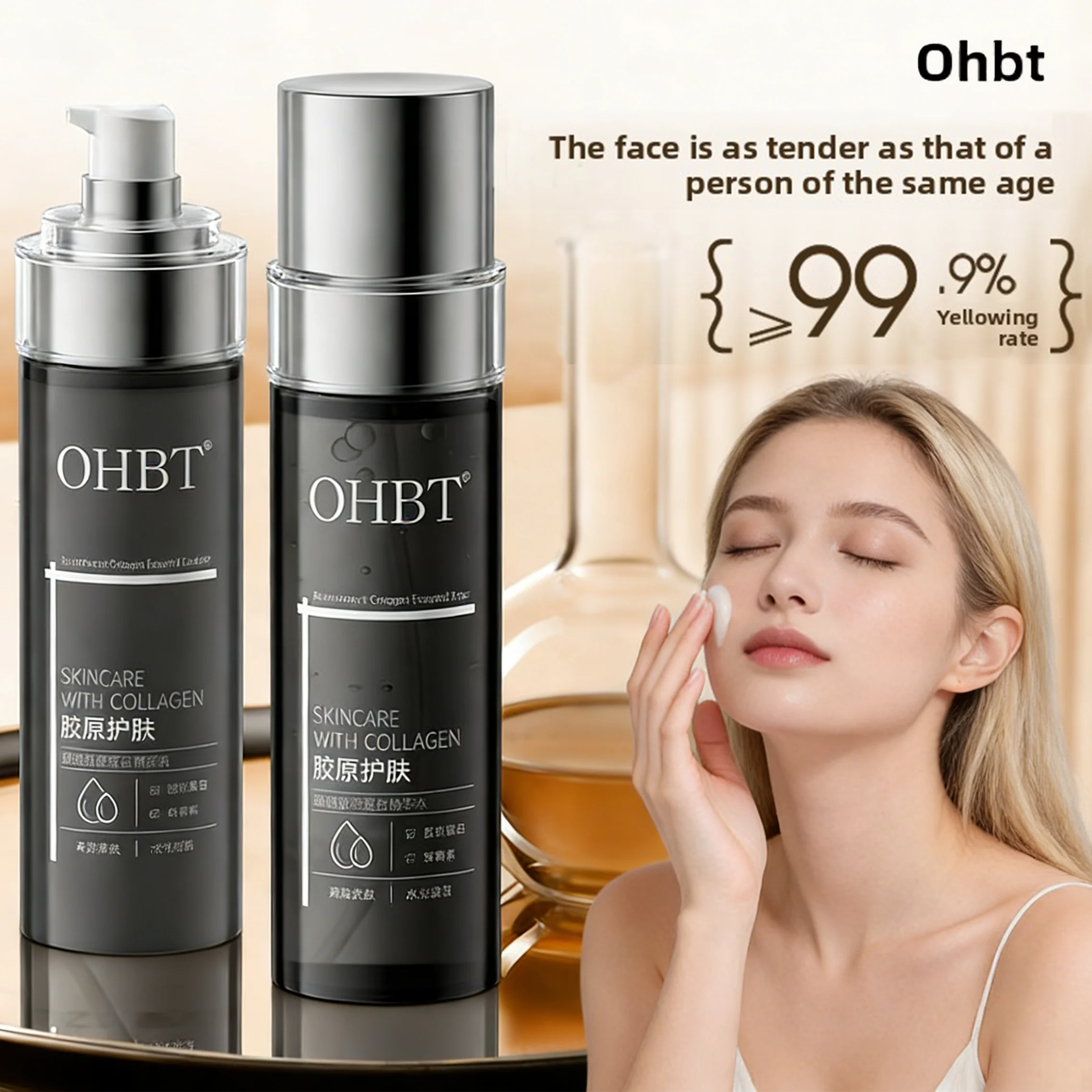 

Набор увлажняющих лосьонов OHBT с коллагеном и витамином С для отбеливания, осветления, борьбы с морщинами, увлажнения и питания кожи