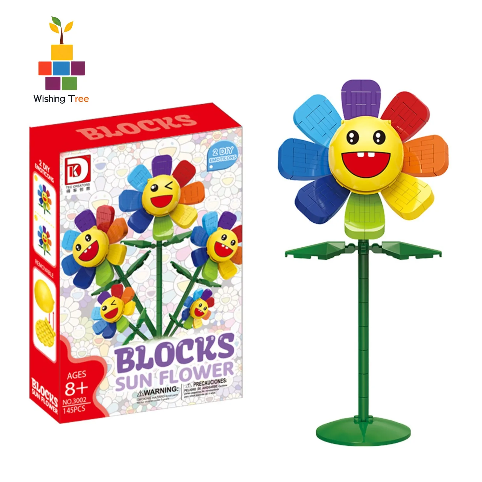 

DIY Building Blocks Orchid Bouquet Set (3004/3005/3012) 512-567PCS ABS Bricks Compatible with Major Brands