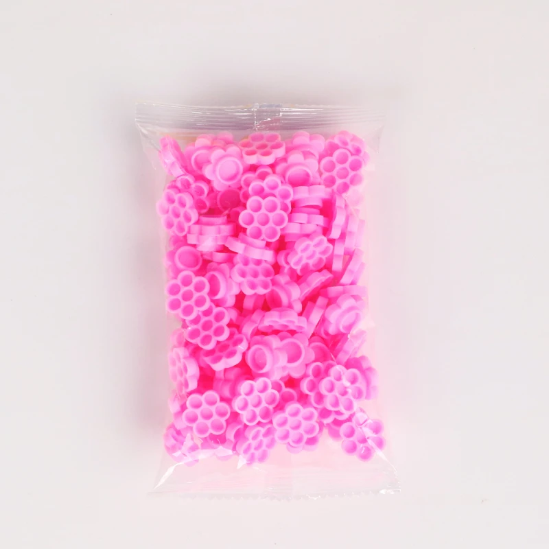 100pcs Eyelash Extension Glue Cup Honeycomb Shaped Tattoo Ink Pigment Holder Container Grafting Eyelashes Auxiliary Makeup Tool