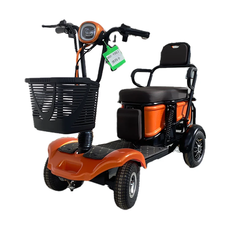 2024 Hot-selling 3 Wheel Bike Electric Scooter Four Wheeled Electric Bike Scooter 4 Wheel for Adult Use