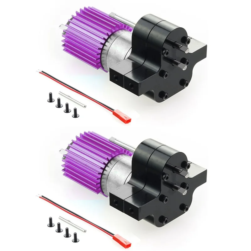 

A04F-2X Металлический двигатель 370, коробка передач для WPL C14 C24 B24 B36 MN D90 D99 MN99S, детали для обновления радиоуправляемого автомобиля, черный