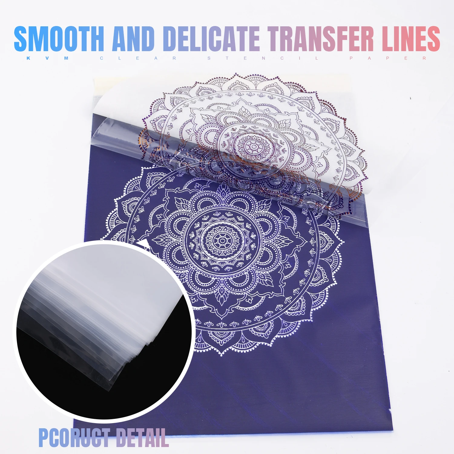 A4 Clear Tattoo Stencil Film 100pcs Thermal Transfer Paper Tattoo Artists & Beginners for Thermal Printer Tattoo Supplies
